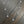 Dangling starburst necklace - silver/white - Renee Piatt Collection