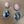 Double sapphire earrings - oxidized sterling silver - Renee Piatt Collection