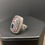 Fordite "detroit Agate" rings - sterling silver - Renee Piatt Collection