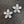 Forget - Me - Not stud earrings - sterling, gold, rose gold - Renee Piatt Collection