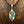 Garnet double beaded necklace with pink opal turquoise - sterling silver - Renee Piatt Collection