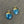Gemstone drop thread earrings - gold - Renee Piatt Collection