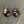 Gemstone drop thread earrings - gold - Renee Piatt Collection