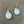 Gemstone drop thread earrings - gold - Renee Piatt Collection