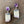 Gemstone post and amethyst slice drop earrings - silver - Renee Piatt Collection