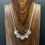 Geometric cage necklace - silver - Renee Piatt Collection