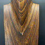 Half moon "Moon Phases" necklace - gold - Renee Piatt Collection