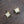 Pavé cz star stud earrings - sterling, rose gold, yellow gold