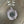 Amethyst stalactite flower pendant necklace - silver tone