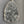 Large free form druzy pendant - antique silver