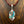 Garnet double beaded necklace with pink opal turquoise - sterling silver
