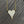 Tiny pavé heart necklace - sterling silver, gold vermeil