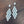 Larimar mosaic statement earrings - sterling silver