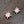 Pavé cz star stud earrings - sterling, rose gold, yellow gold