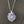 Tiny crystal edged, amethyst stalactite necklace