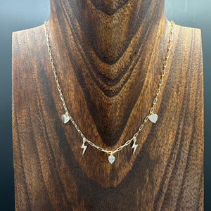 The Women Who Rock™ "Wild at Heart" charm necklace - sterling silver, gold vermeil no coupon codes please