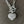 Reversible pavé puffed heart“Wrap and Toggle” necklace - silver, gold