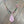 Watermelon tourmaline and lepidolite necklace - sterling silver