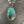 Beaded metal large turquoise/pyrite statement necklace - silver tone