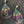 Pavé colored cz teardrop earring - various metal tones