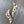 Leather fringe wave earring - gold - Renee Piatt Collection