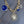 Midnight sky charm necklace - gold tone - Renee Piatt Collection