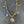 Midnight sky charm necklace - gold tone - Renee Piatt Collection