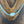 Mint beaded necklace with freshwater pearl - gold - Renee Piatt Collection