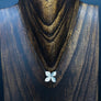 Pavé cz 3D flower necklace - Renee Piatt Collection