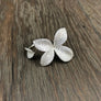 Pavé cz 3d flower wrap ring - Renee Piatt Collection