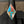 Red oyster turquoise diamond ring - sterling silver - Renee Piatt Collection