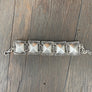 Rock stud bracelet - antique silver - Renee Piatt Collection