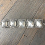 Rock stud bracelet - antique silver - Renee Piatt Collection