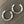 Rubber disc hoop earrings - gold - Renee Piatt Collection