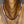 Rubber disc necklace - gold - Renee Piatt Collection