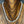 Rubber disc necklace - gold - Renee Piatt Collection