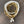 Rubber disc, paper clip and faux pearl bracelet set - gold - Renee Piatt Collection