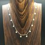 Small dangling coin necklace - 6mm - Renee Piatt Collection