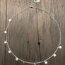 Small dangling coin necklace - 6mm - Renee Piatt Collection