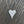 Small heart pavé cz heart necklace - sterling silver, gold vermeil - Renee Piatt Collection