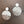 Summer "moonset" earring - antique silver - Renee Piatt Collection