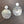 Summer "moonset" earring - antique silver - Renee Piatt Collection