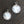 Textured trim stone thread earrings - silver - Renee Piatt Collection