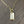 Tiny front toggle tab necklace - sterling silver and gold vermeil - Renee Piatt Collection