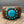 Turquoise accented wooden cuff bracelet - gold vermeil - Renee Piatt Collection