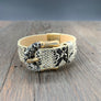 Vegan leather "belt" bracelet - Renee Piatt Collection