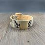 Vegan leather "belt" bracelet - Renee Piatt Collection