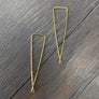 Wire threader earrings - sterling silver and gold vermeil - Renee Piatt Collection